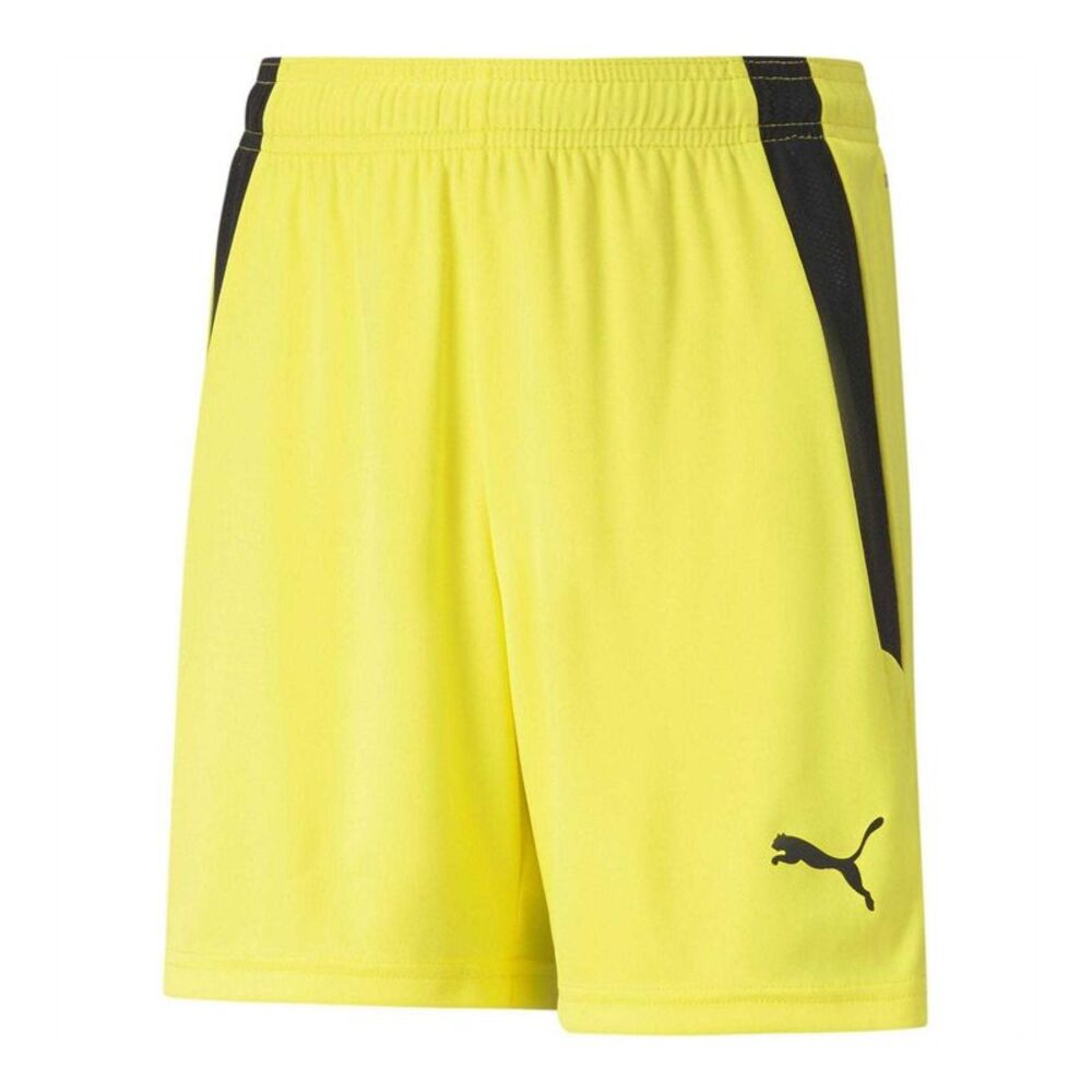 Puma Childrens/Kids Team Liga Football Shorts / Fluorescent Yellow